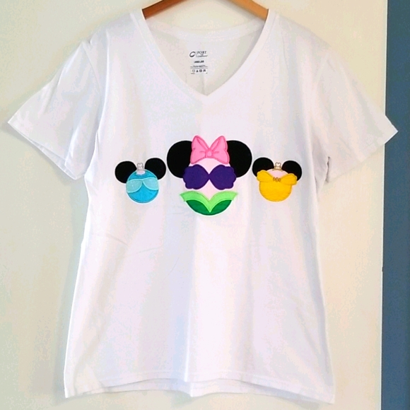 Ladies Disney Minnie Ear Princess Shirt - Picture 1 of 6